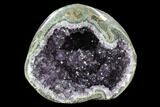 Wide, Purple Amethyst Geode - Uruguay #123784-1